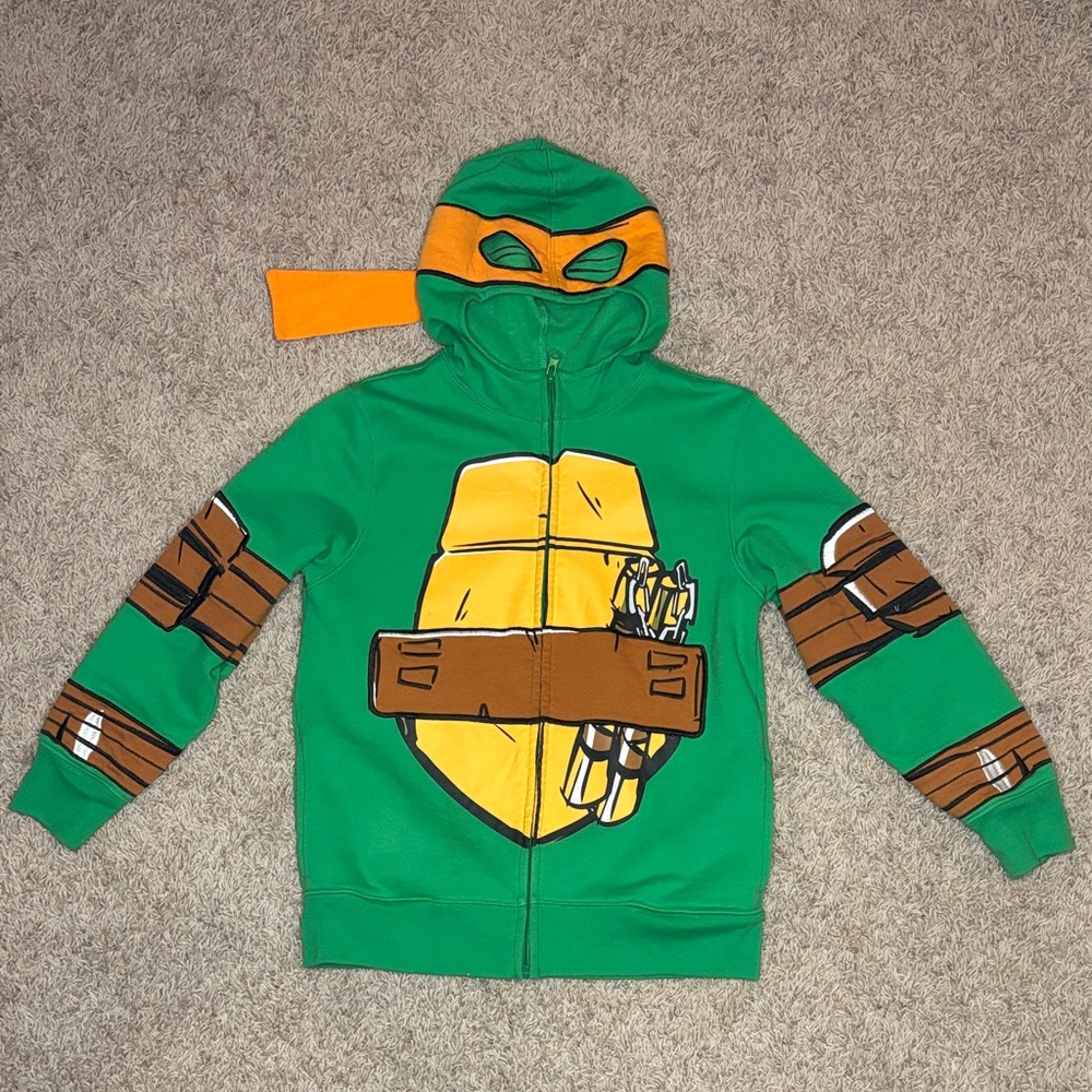 🥷🐢Nickelodeon Michelangelo Ninja Turtle Hoodie🐢🥷